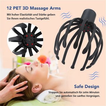 Bifurcation Gesichtsmassagegerät Das elektrische Massagegerät entspannt den Kopf und baut Stress ab, 1-tlg.