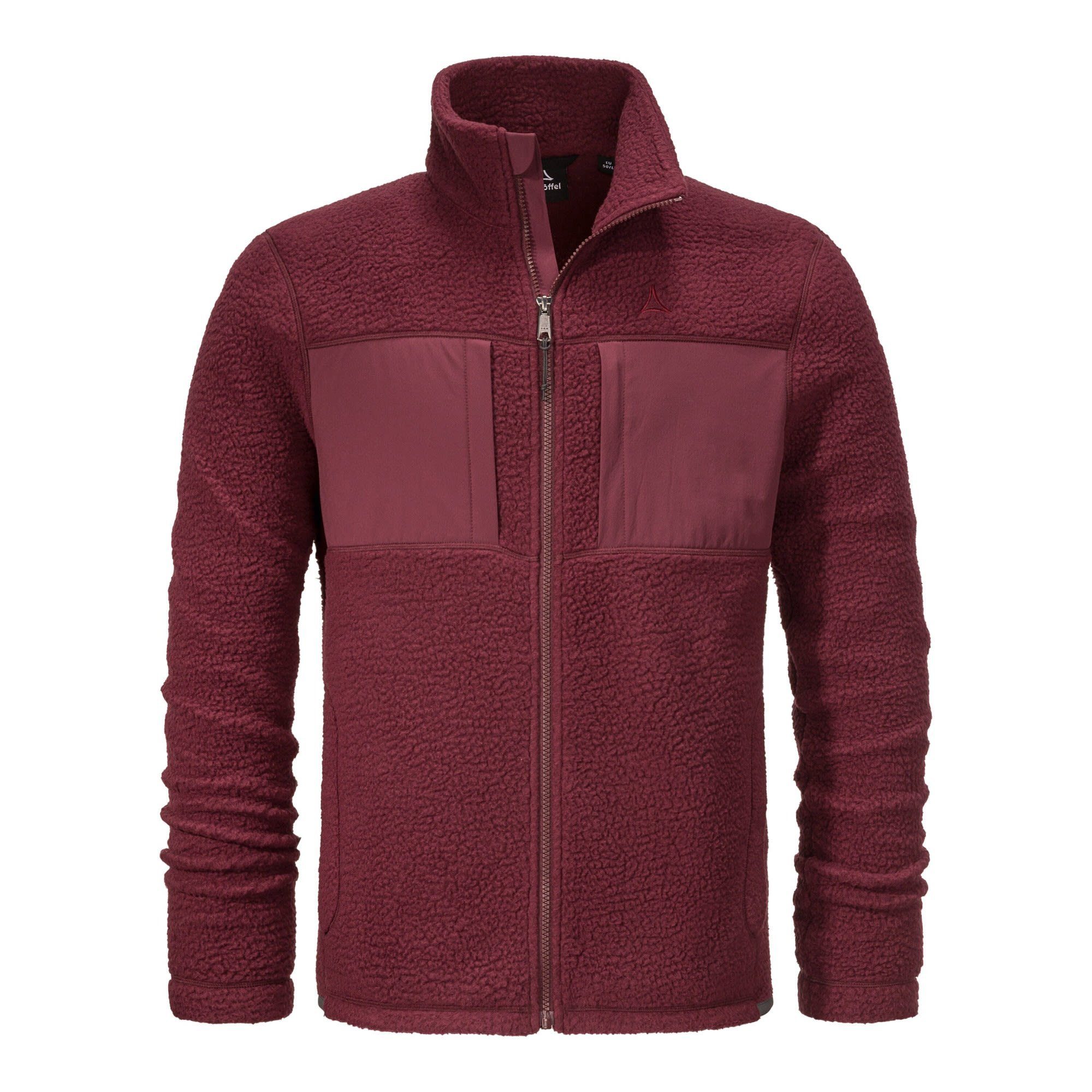 Schöffel Anorak Schöffel M Fleece Jacket Atlanta Herren Anorak Dark Burgundy