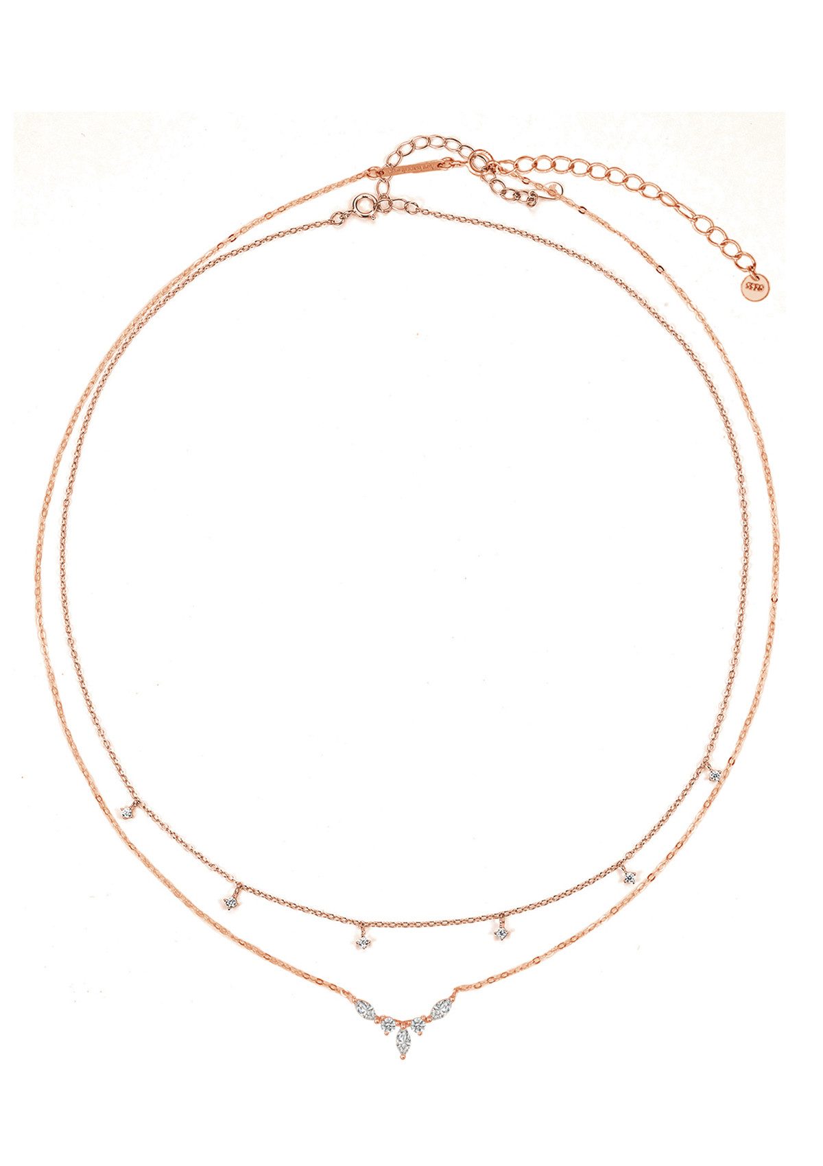 Hey Happiness Charm-Ketten-Set mit Anhänger Edelstein, günstig online kaufen