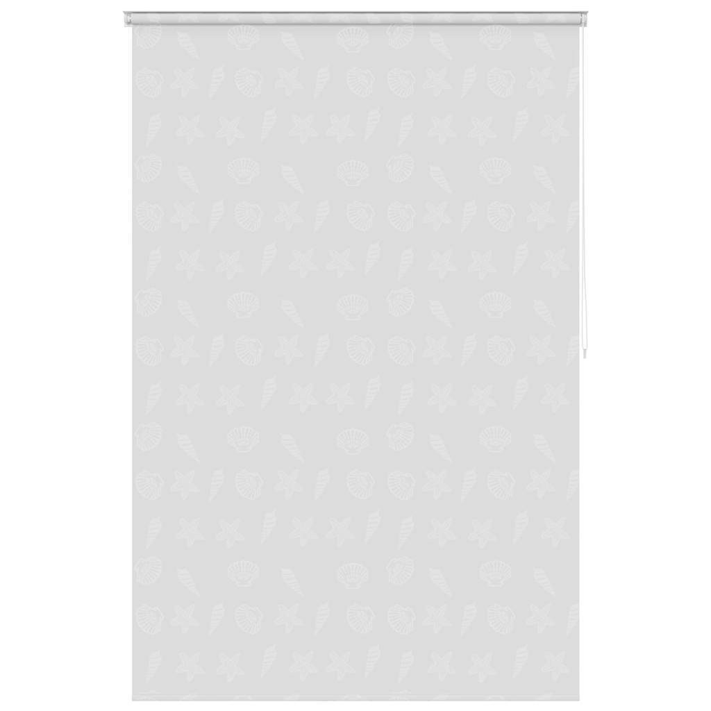 vidaXL Duschvorhang Duschrollo 140x240 cm Seesternmuster Breite 140 cm günstig online kaufen