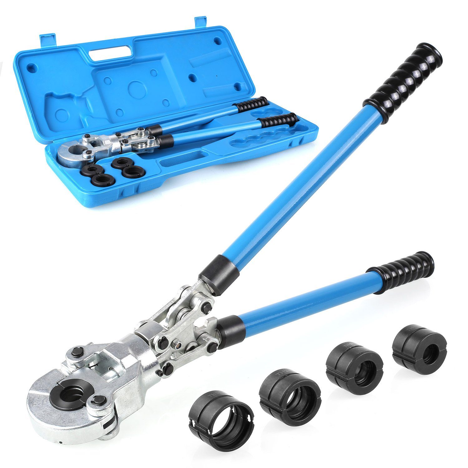 TLGREEN Crimpzange, Rohrpresszange, TH Verbundrohr, Mehrschichtbacken 16mm-20mm-25mm-32mm