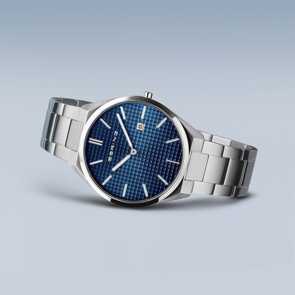 Bering Quarzuhr Bering Ultra Slim silber poliert/gebürstet 17240-707 17240-707, Hochwertiges Produkt mit zeitlosem Design, sorgfältiger Verarbeitung