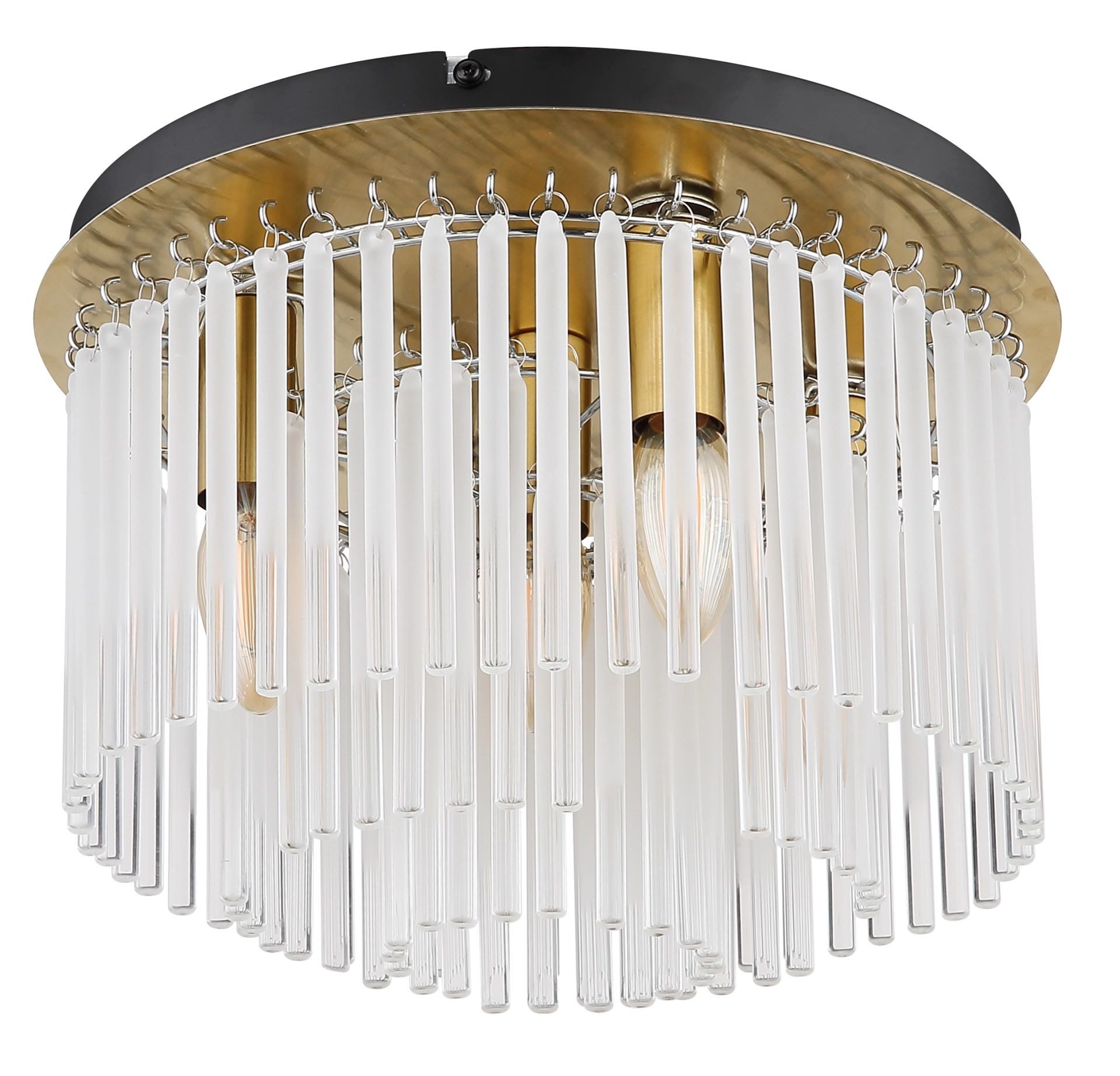 GLOBO LIGHTING Deckenleuchte GORLEY, ohne Leuchtmittel, Design Glasstäbe, D günstig online kaufen