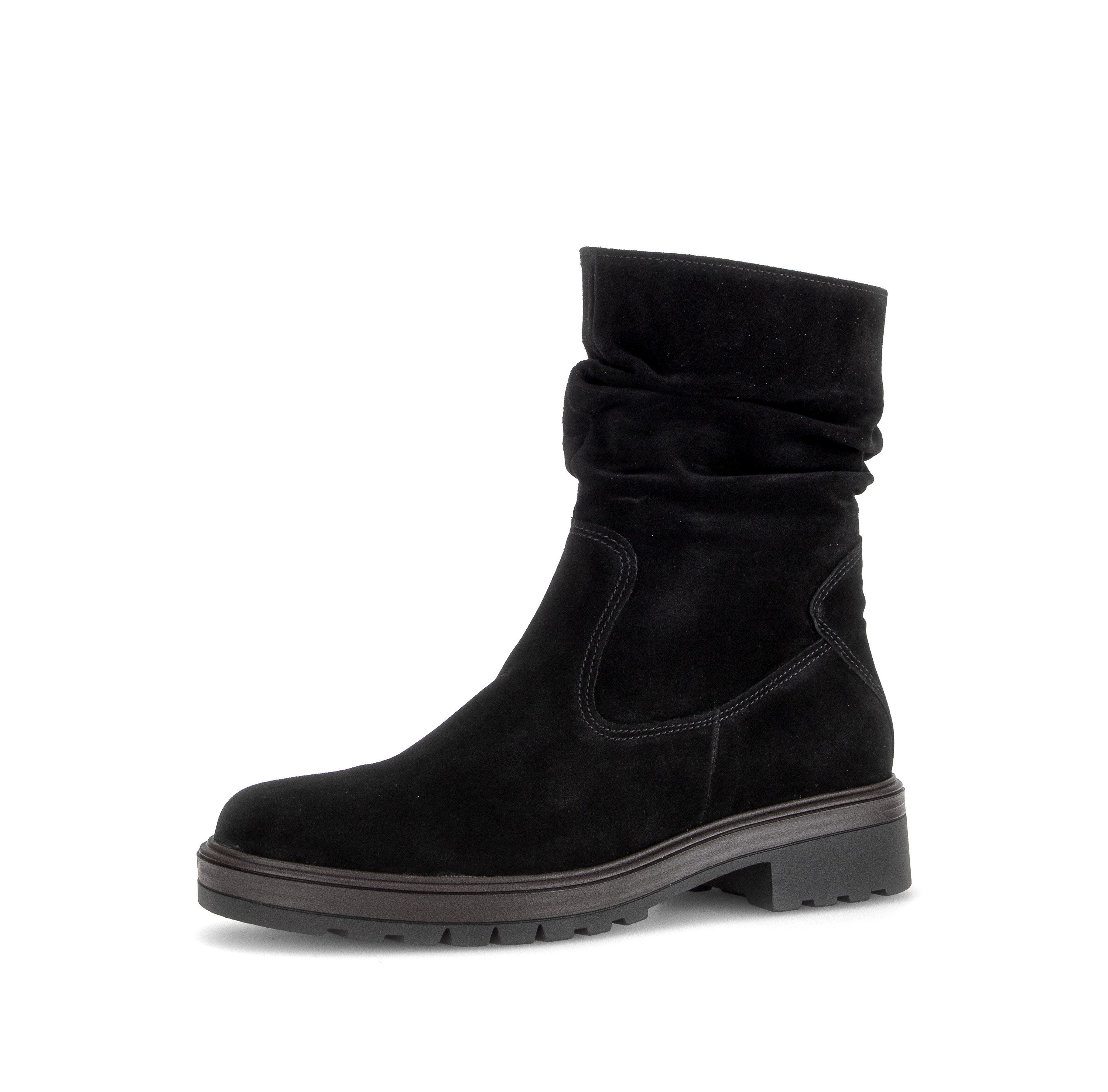 Gabor Stiefelette Blockabsatz, Kurzstiefel mit Reißverschluss