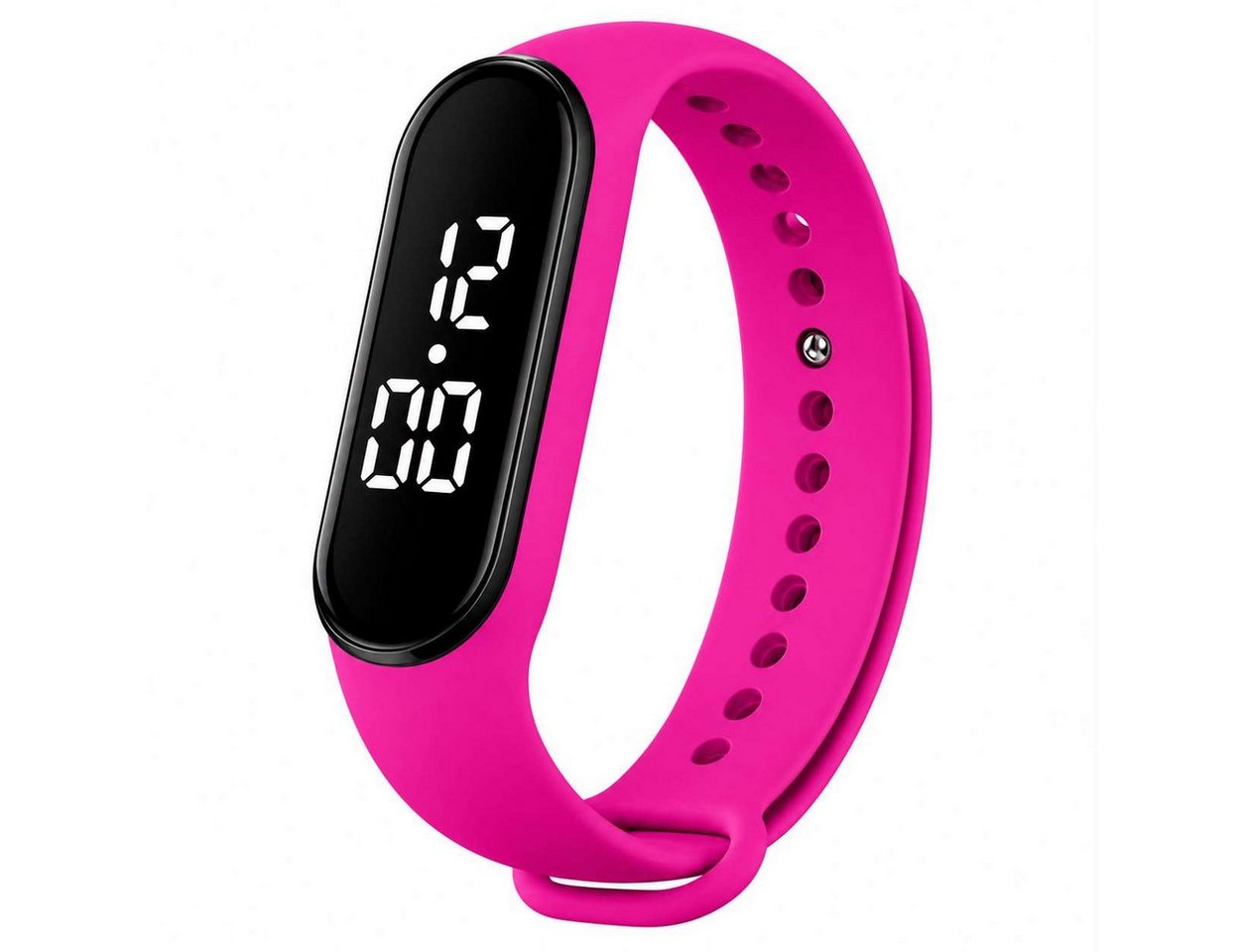 Taffstyle Quarzuhr Digitale Armbanduhr Silikon LED Sportuhr Gummi Kinderuhr Unisex bunt, (Batteriebetriebene LED-Uhr – kein Aufladen und kein Ladekabel nötig)