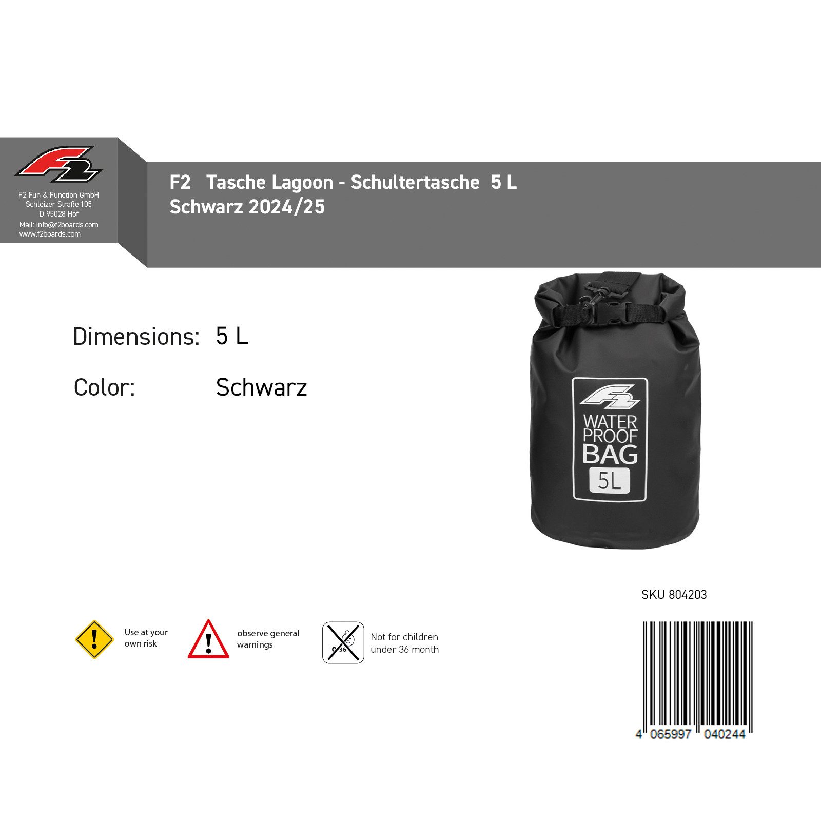 F2 Drybag F2 Tasche Lagoon - günstig online kaufen