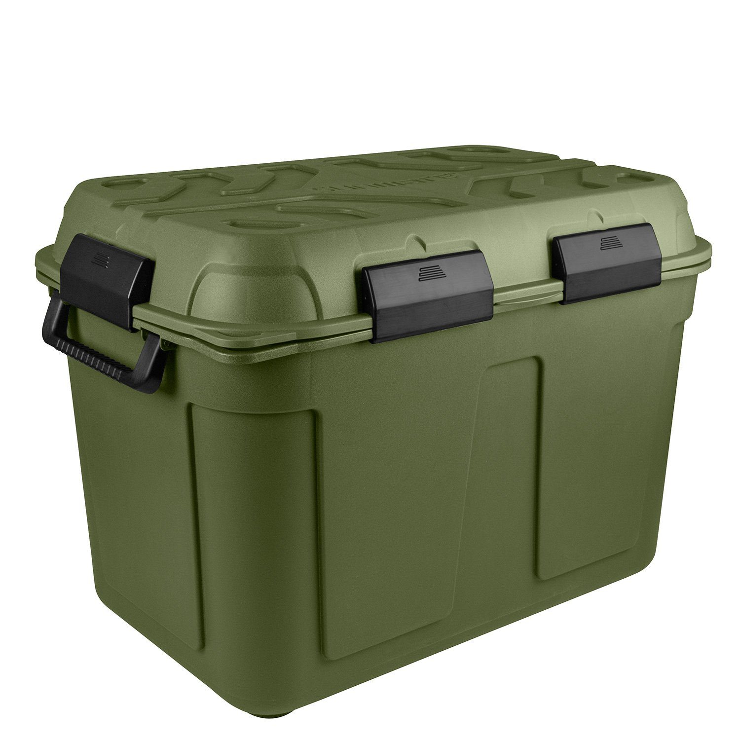 Sunware Aufbewahrungsbox SAFARI - wasserdichte Aufbewahrungsbox 160 Liter -  Griff - Rollen, Stabiler Griff und Rollen