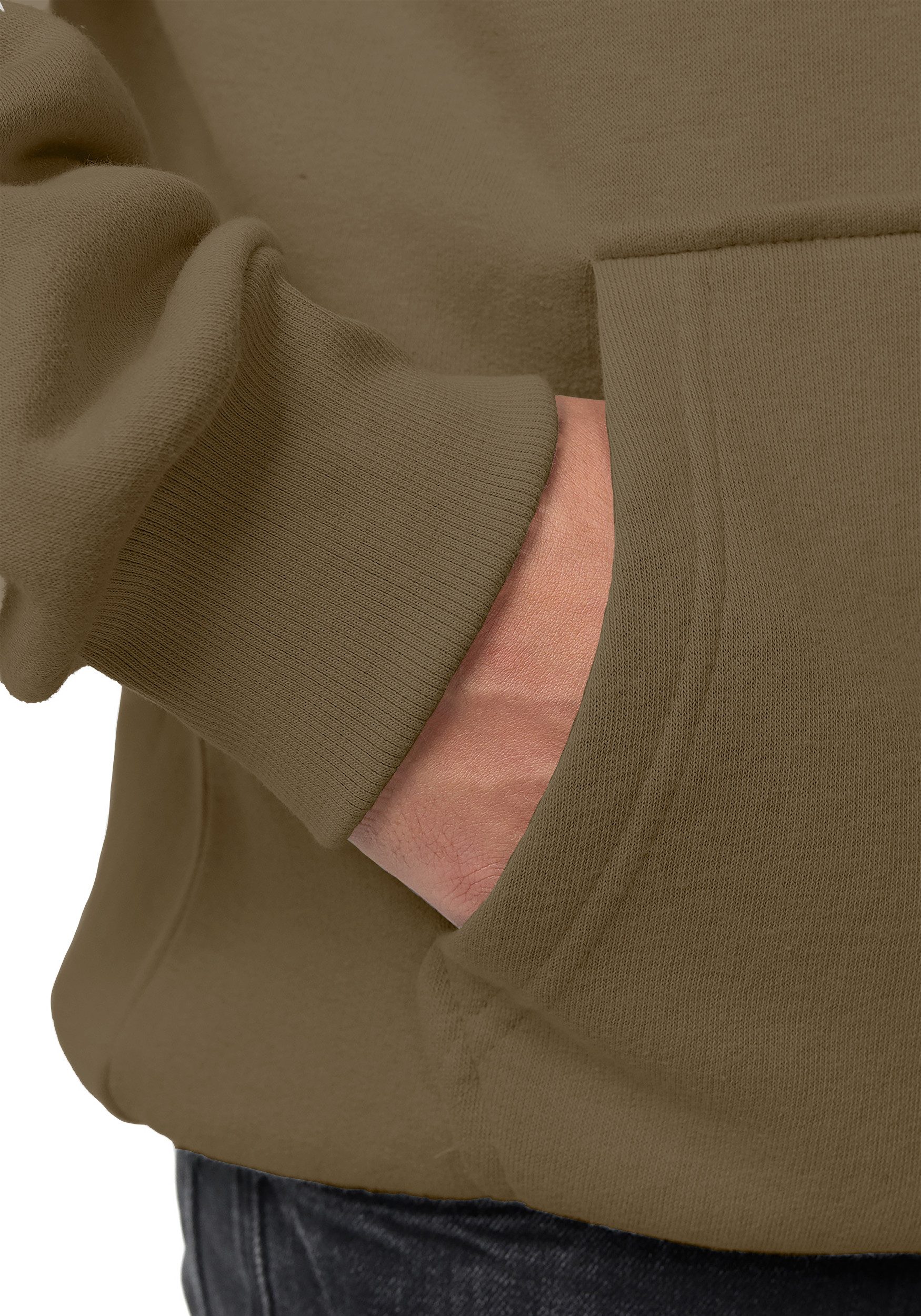 Smith & Solo Kapuzensweatshirt Hoodie Herren Kapuzenpullover (1-tlg) Baumwollmischung – Bild 5 von 5