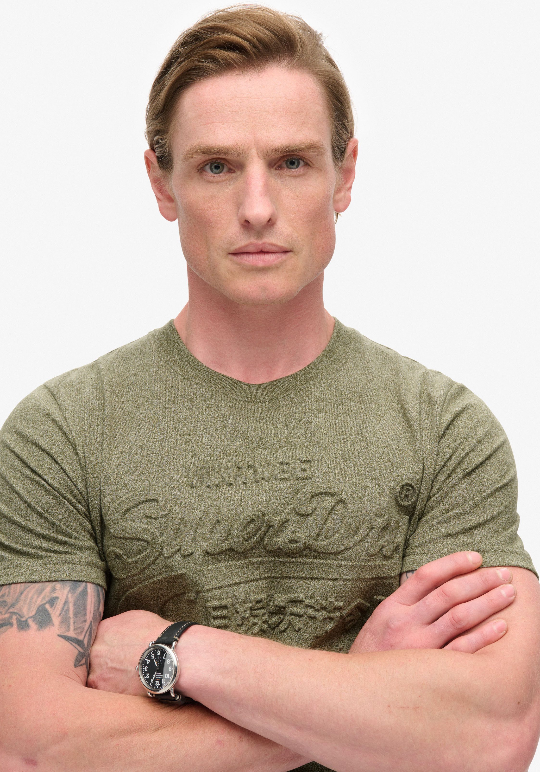Superdry Rundhalsshirt EMBOSSED VL GRAPHIC T günstig online kaufen