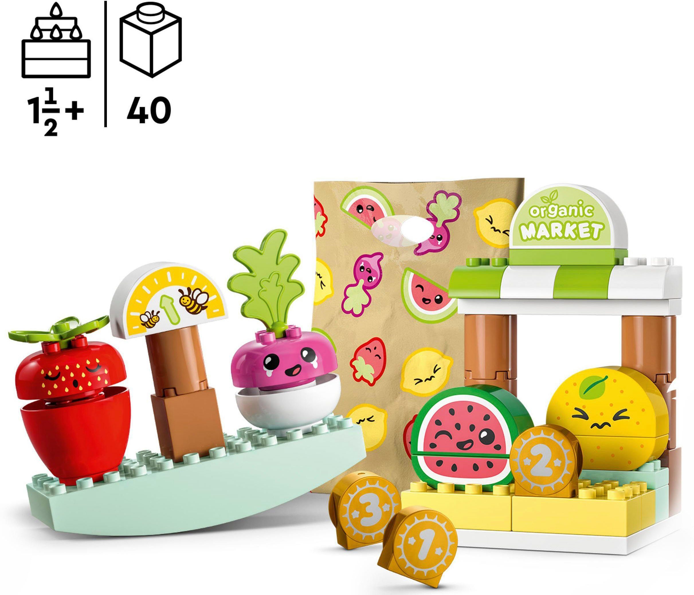 (40 First, DUPLO My LEGO® Konstruktionsspielsteine LEGO® Biomarkt (10983), St)