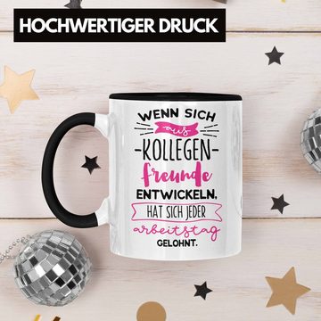 Trendation Tasse Trendation - Kollegen Tasse Geschenk Beste Kollegin Kollege Wenn Aus K