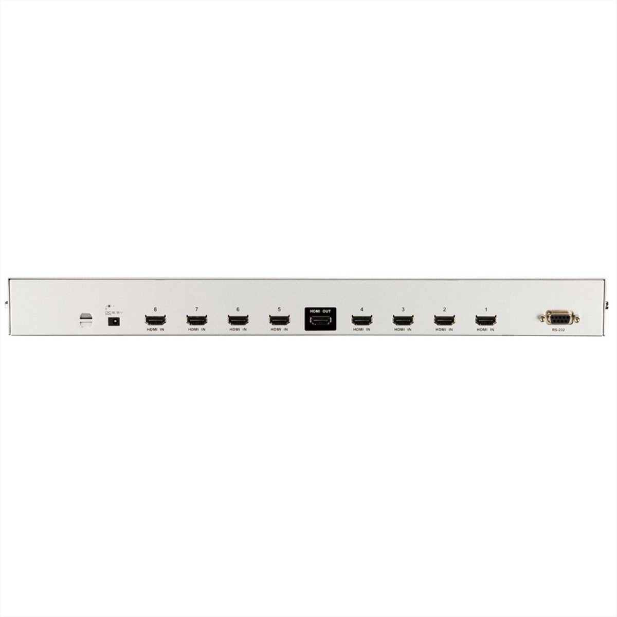 Aten VS0801H HDMI-A/V-Switch mit Video-Adapter und 8 Audio- & Ports Infrarot-Fernbedienung