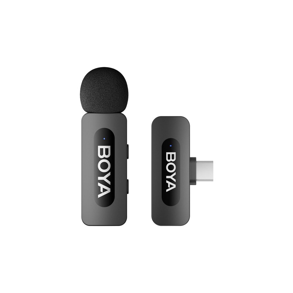 BOYA Mikrofon Handymikrofon Funkmikrofon (Spar-Set, 1-tlg), USB-C, Rauschunterdrückung, Ladefunktion