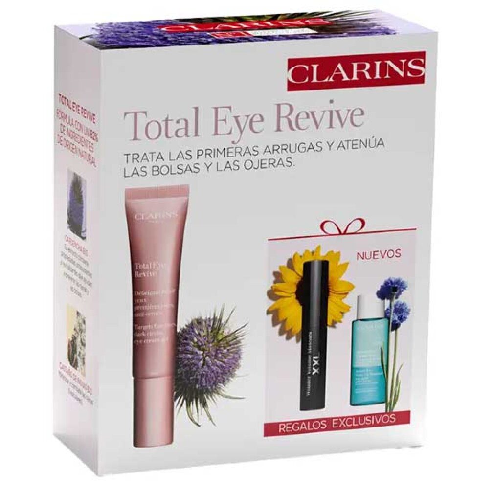 Clarins Hautpflege-Set TOTAL EYE REVIVE CASE 3 Stück