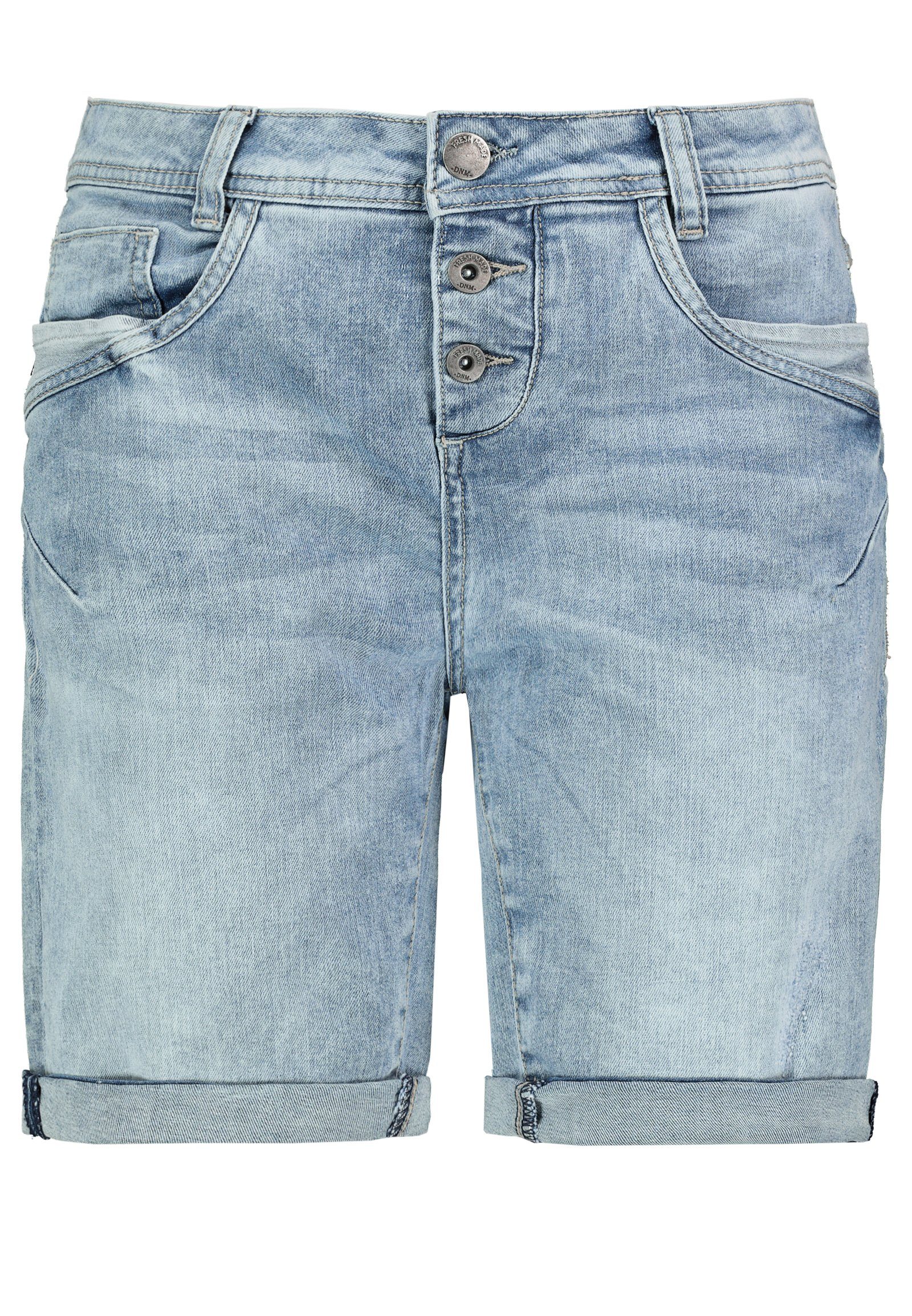 SUBLEVEL Bermudas Damen Jeans Shorts Bermuda Kurze Hose Shorts Short Denim Stretch Denim