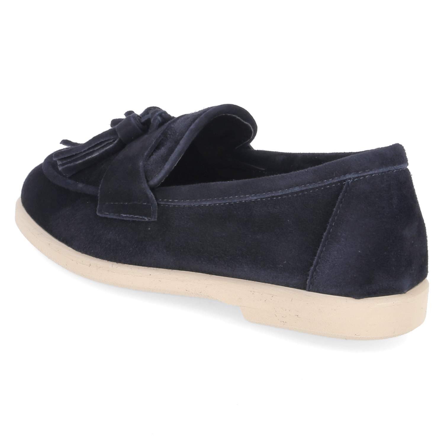 Kaerlek Kaerlek OLGA_2 BLU Damen Rauleder blau Slipper