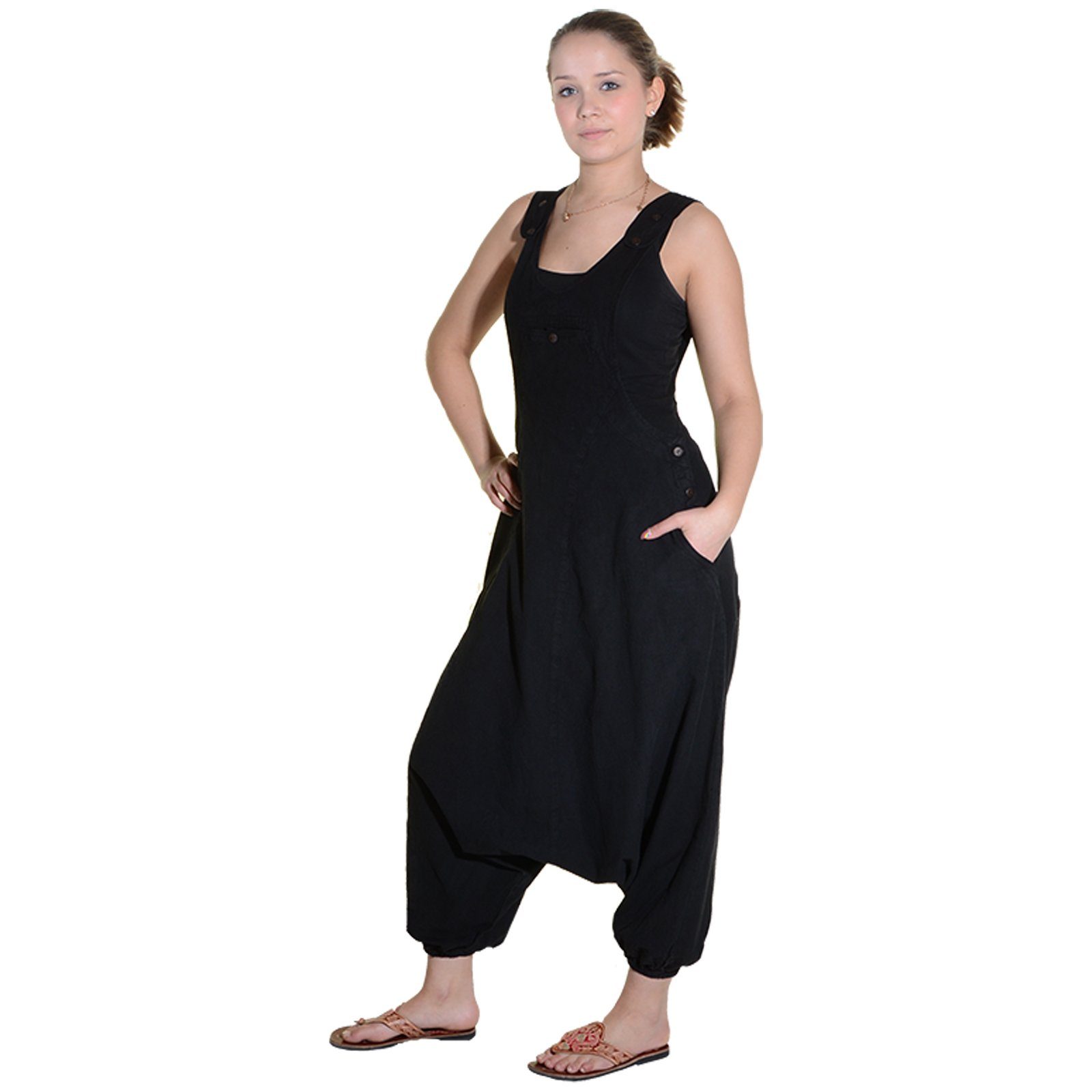 KUNST UND MAGIE Haremshose Kunst und Magie Hippie Latzhose Haremshose Hose Psy Goa 70er Overall – Bild 5 von 5