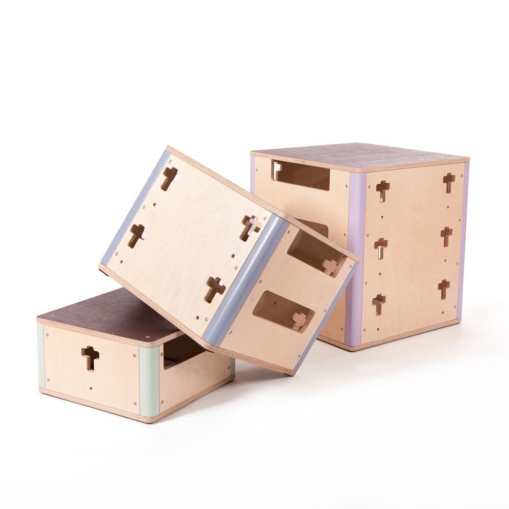 Cube Sports Klettergerüst U3 Einzelelement Bausatzmodul, Ideal zum Baby- und Kinderturnen