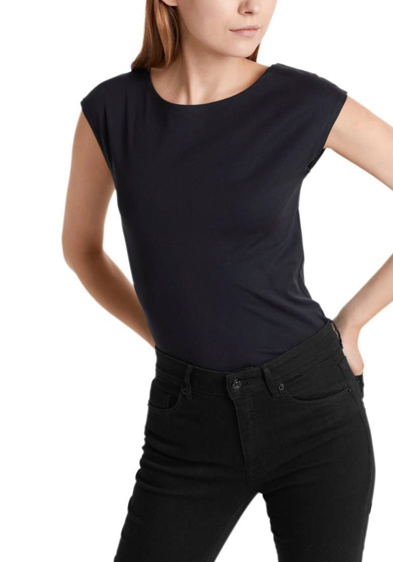 Marc Cain T-Shirt "Collection Essential" Premium Damenmode Basic-Shirt mit günstig online kaufen