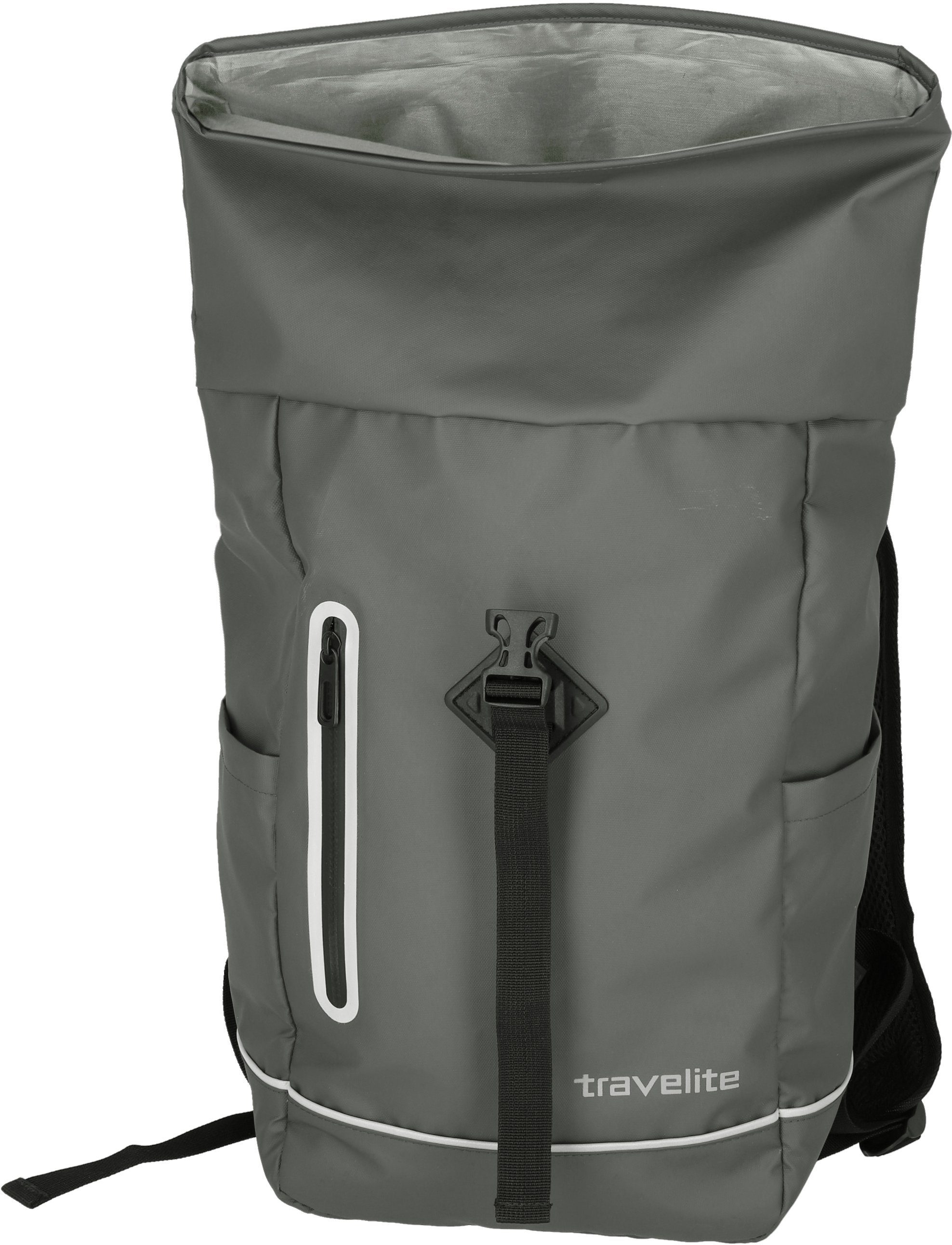travelite Freizeitrucksack BASICS Roll-Up Rucksack Plane, Wanderrucksack Reiserucksack Streetpack Arbeitsrucksack