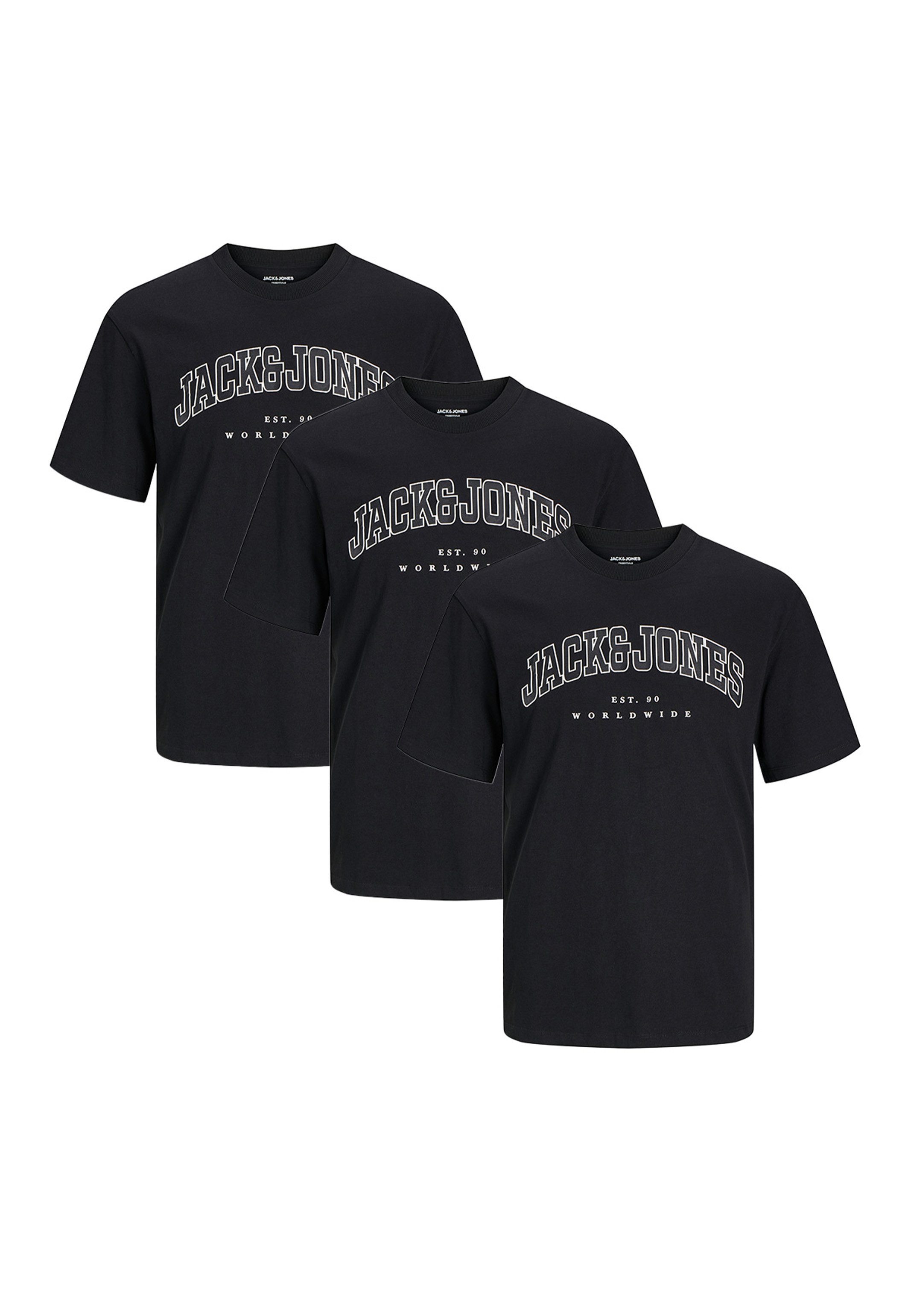 Jack & Jones T-Shirt 3er Pack günstig online kaufen