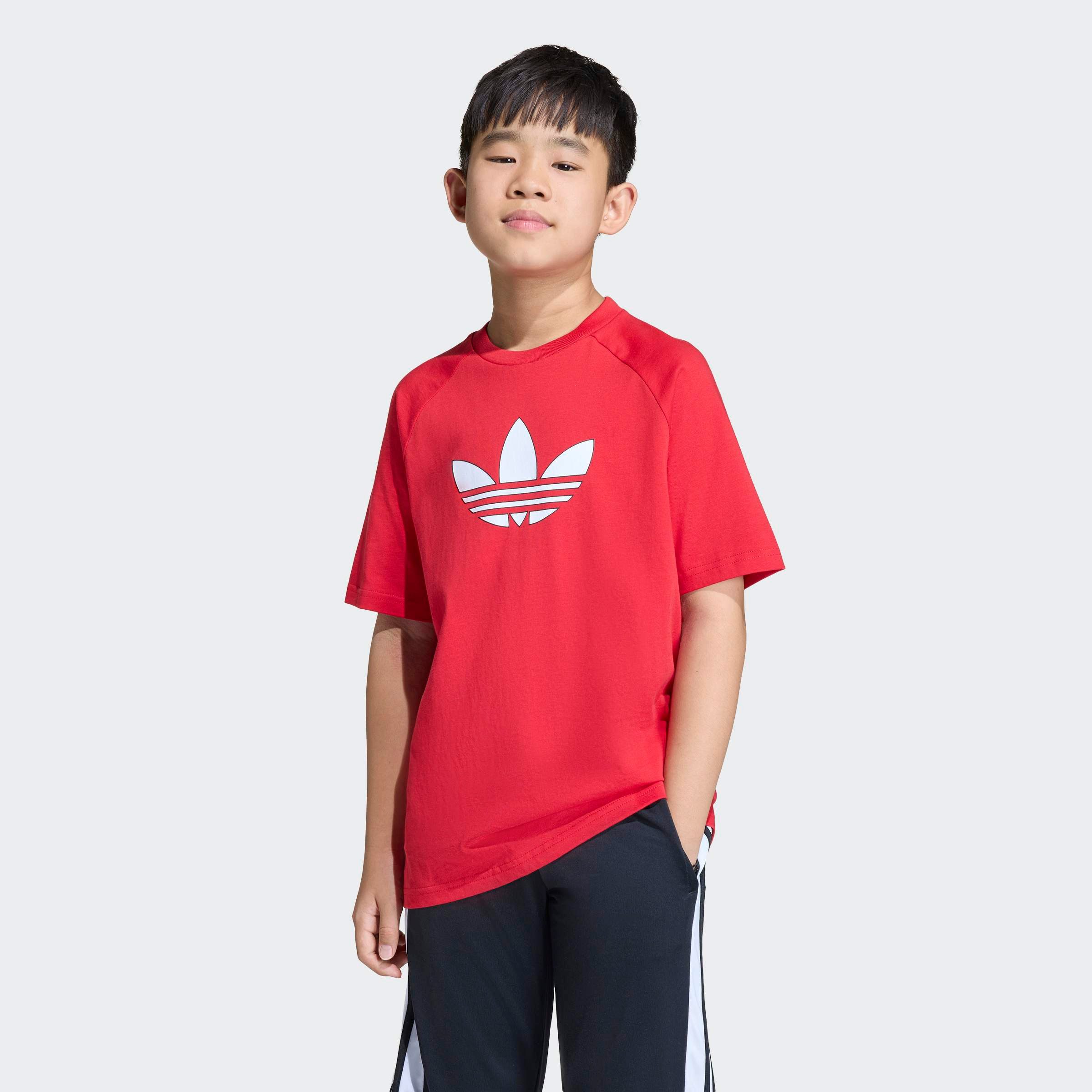adidas Originals T-Shirt GFX TR LO TEE für Kinder, Kurzarmdesign, sportlicher Stil, Rundhalsausschnitt