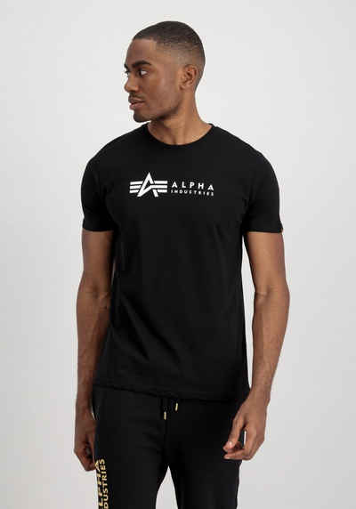 Alpha Industries T-Shirt ALPHA INDUSTRIES Men - T-Shirts Alpha Label T 2 Pack