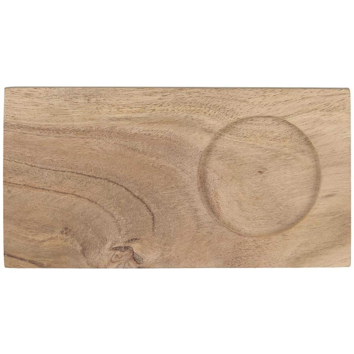 Ib Laursen Servierplatte Servierplatte Akazienholz Holzbrett L19 x B10 x H1,2