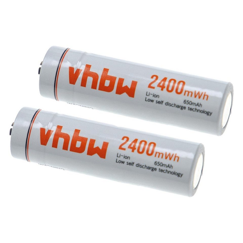 vhbw für Akku Li-Ion 650 mAh (1,5 V)