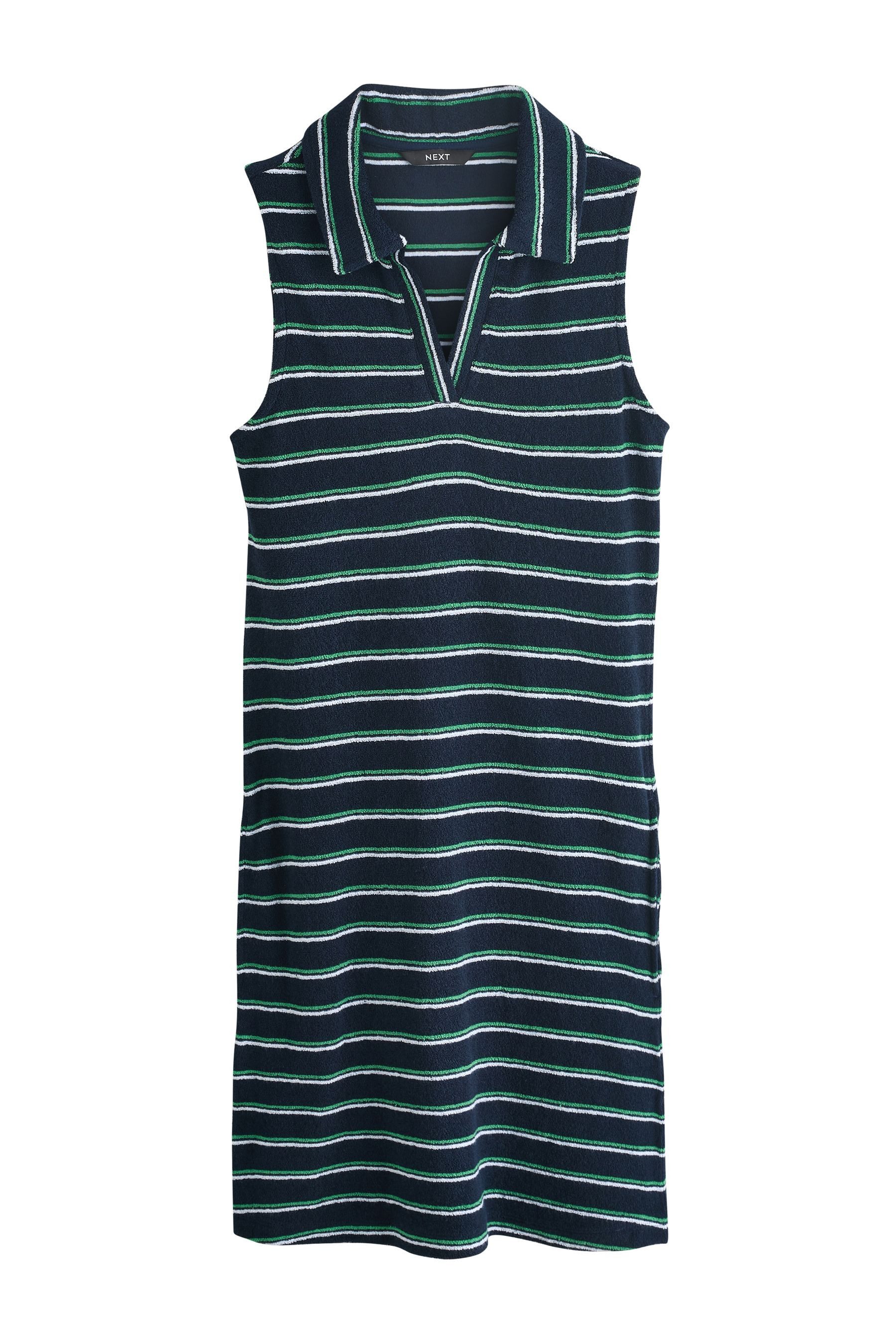 Next Minikleid Polo-Minikleid aus Frottee (1-tlg)