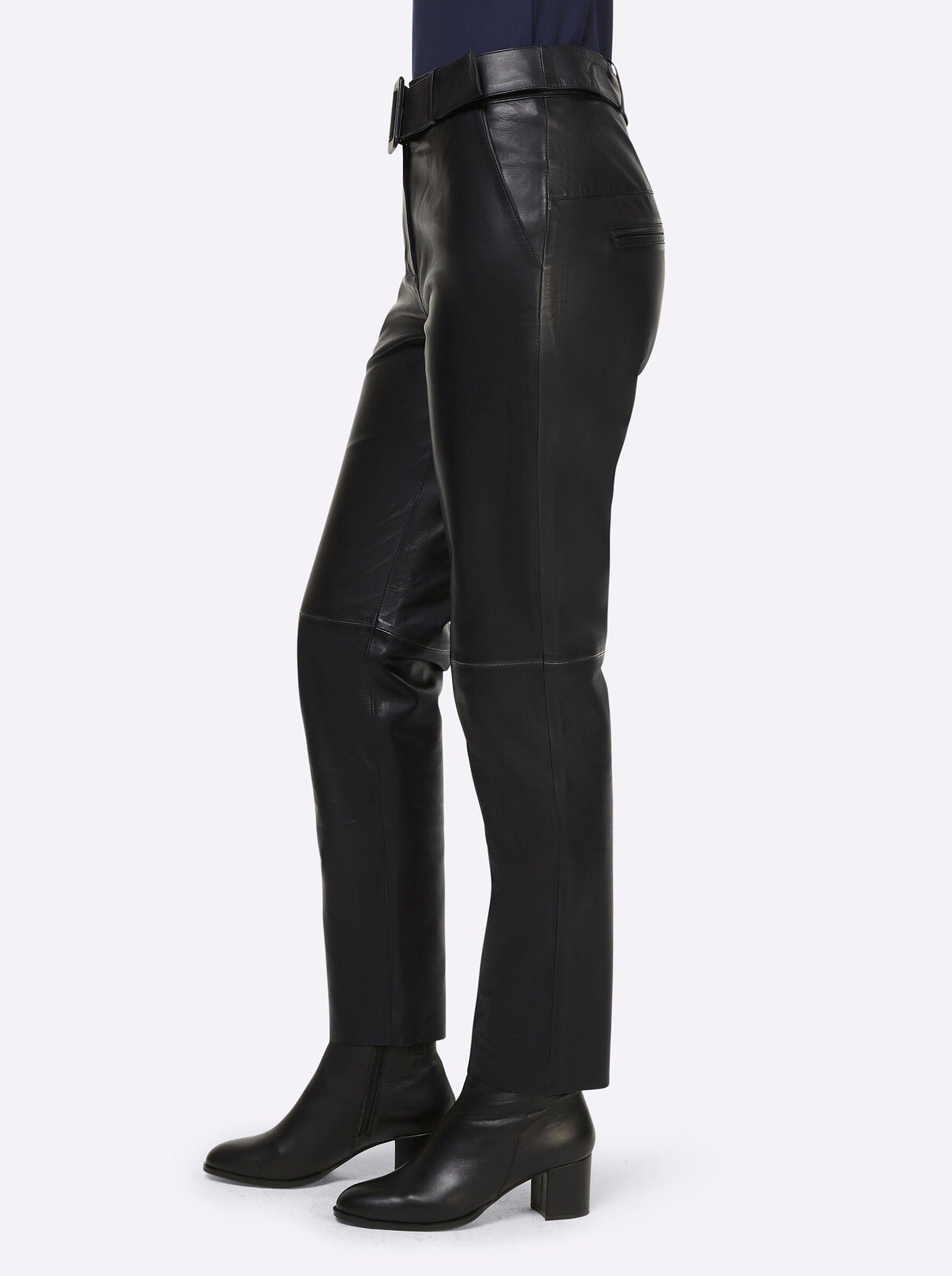 heine Jerseyhose Lederhose erhöht