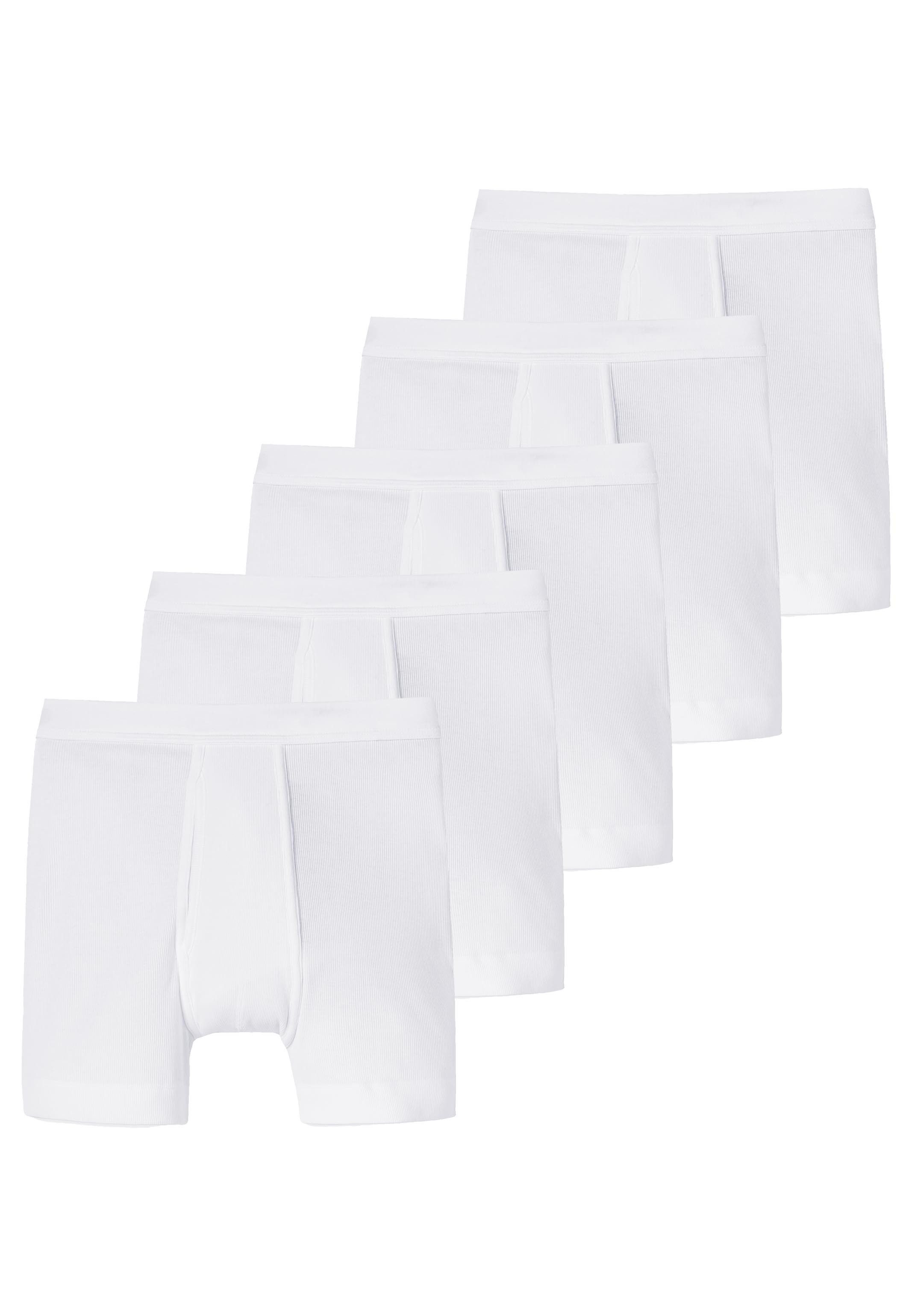 Schiesser Retro Boxer 5er Pack Essentials Doppelripp (Spar-Set, 5-St) Long günstig online kaufen