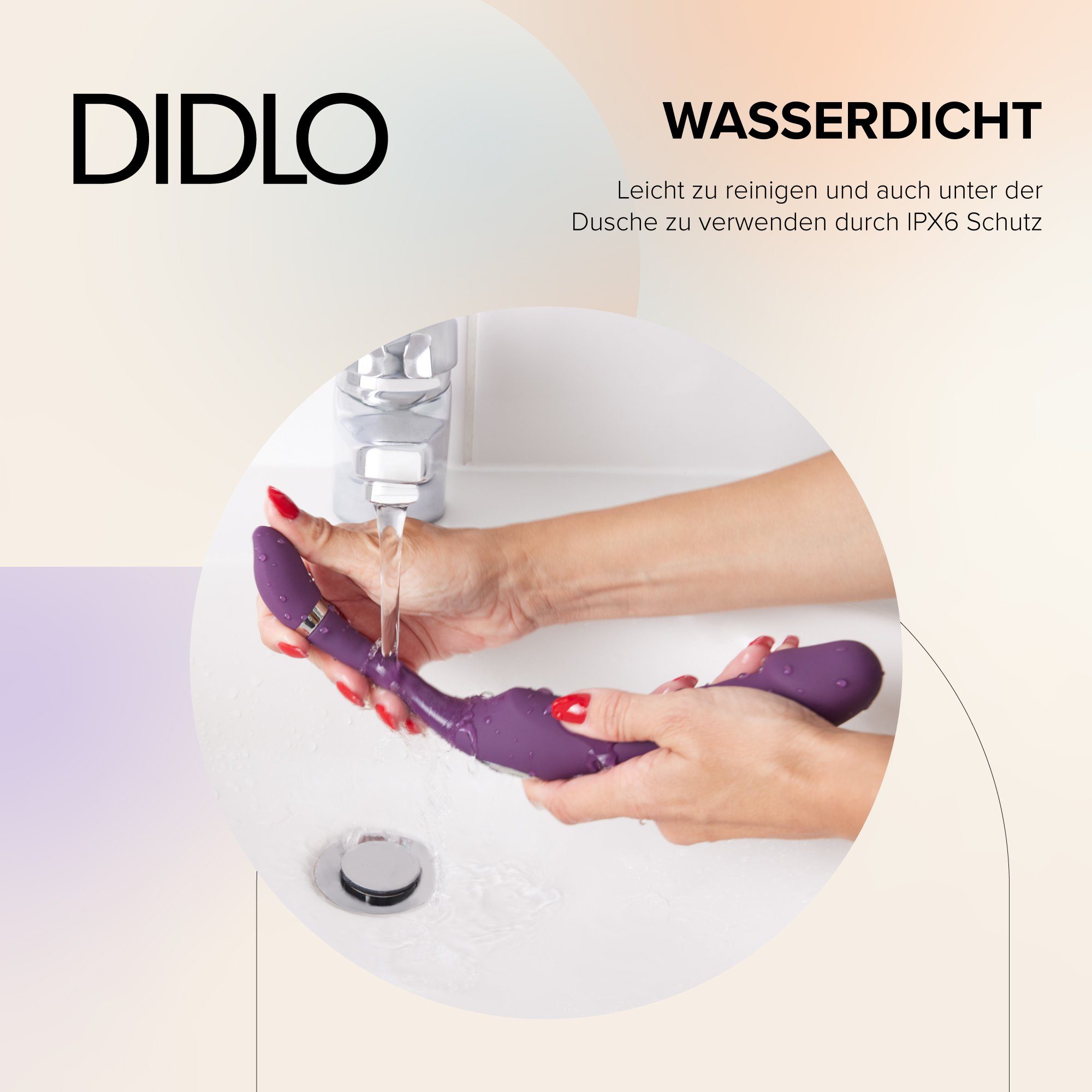 DIDLO Dildo, Dual G-Spot und mit Wärme- Stoßfunktion