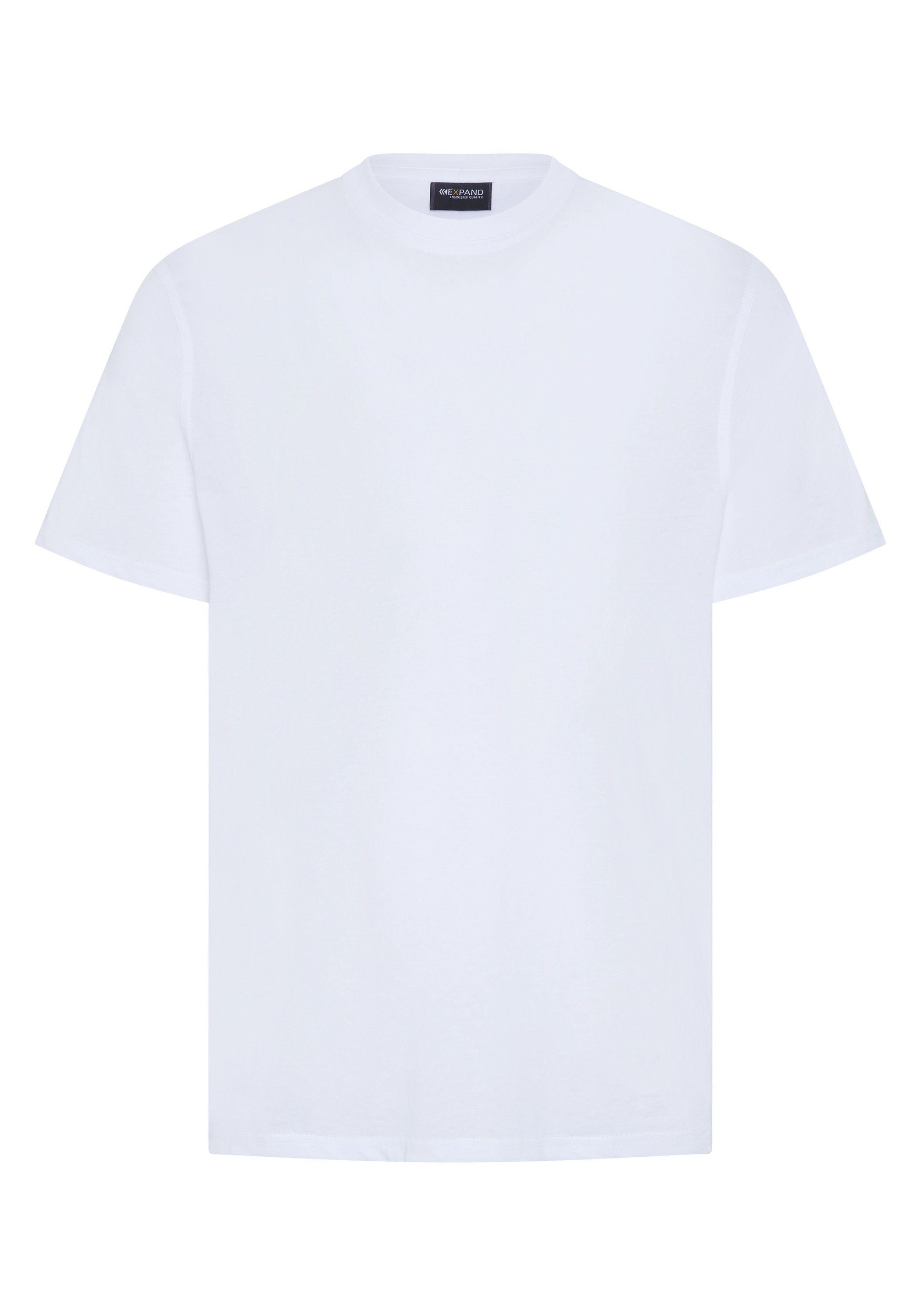 T-Shirt in Übergröße weiß Expand