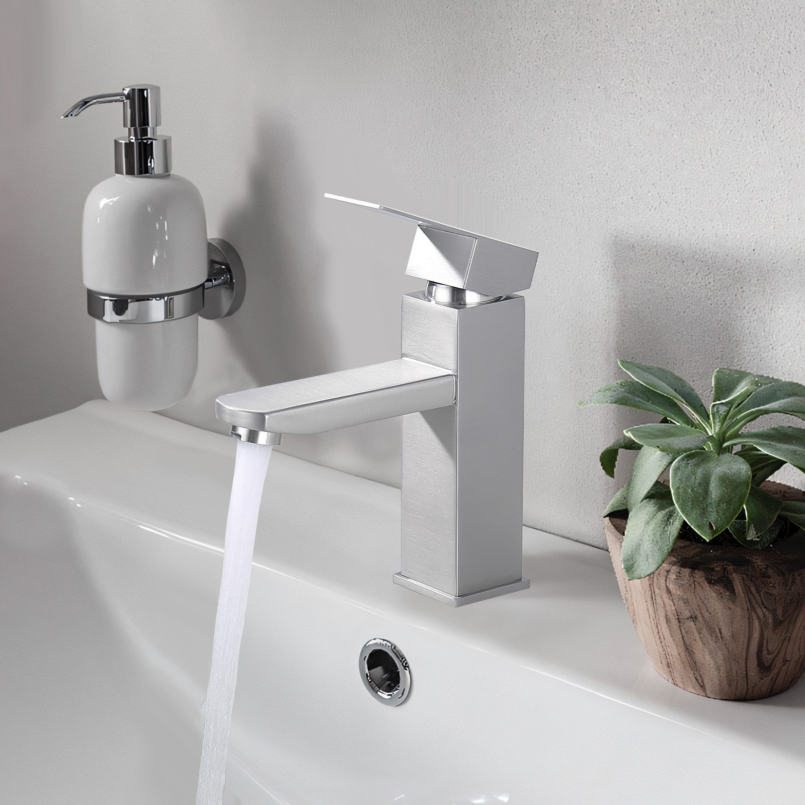 HOMELODY Waschtischarmatur waschbecken Wasserhahn Bad Badarmatur Armatur Mi günstig online kaufen