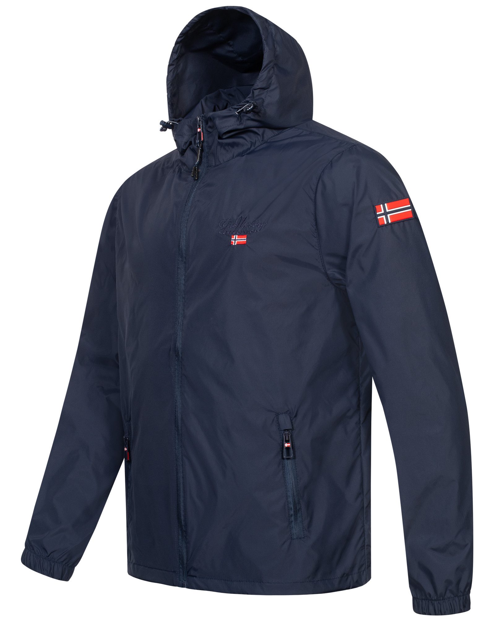 Geographical Norway Regenjacke Übergangsjacke Sport Jacke Windbreaker Regenjacke Outdoor Herbst – Bild 3 von 5