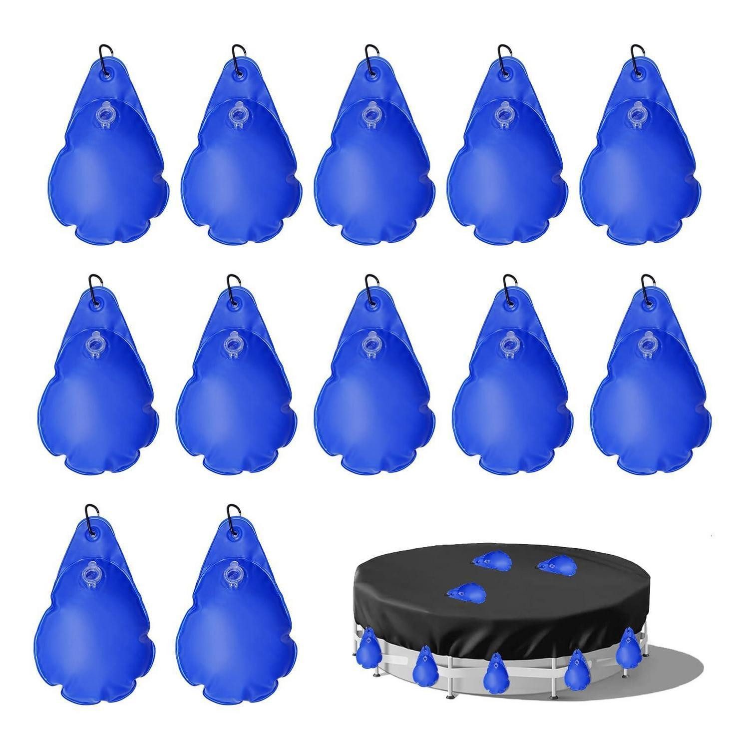 LuxusKollektion Pool-Abdeckplane Poolabdeckung Gewichte 12er Set (12-St)