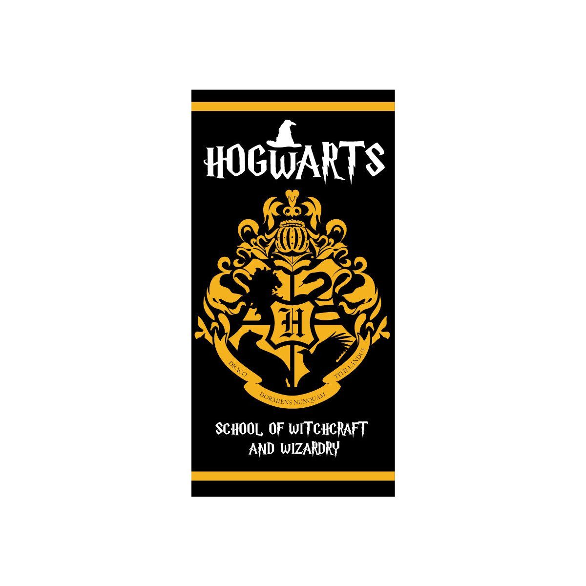 Harry Potter Банные полотенца Harry Potter Badetuch 70x140cm – Hogwarts Fast Dry, 100% Polyester (1-St)