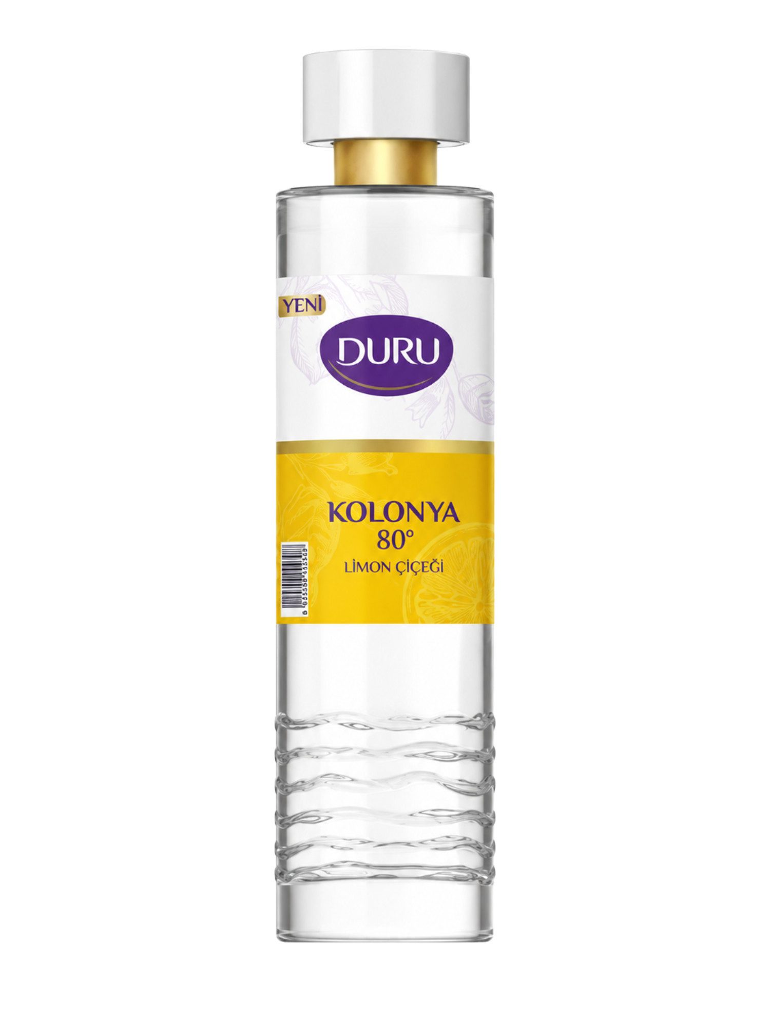DURU Eau de Cologne Duru Premium Cologne Serie, Erfrischendes Kölnisch Wasser, Frischer Zitronenduft, 80° Alkoholgehalt, Pet-flasche, 400 ml Inhalt