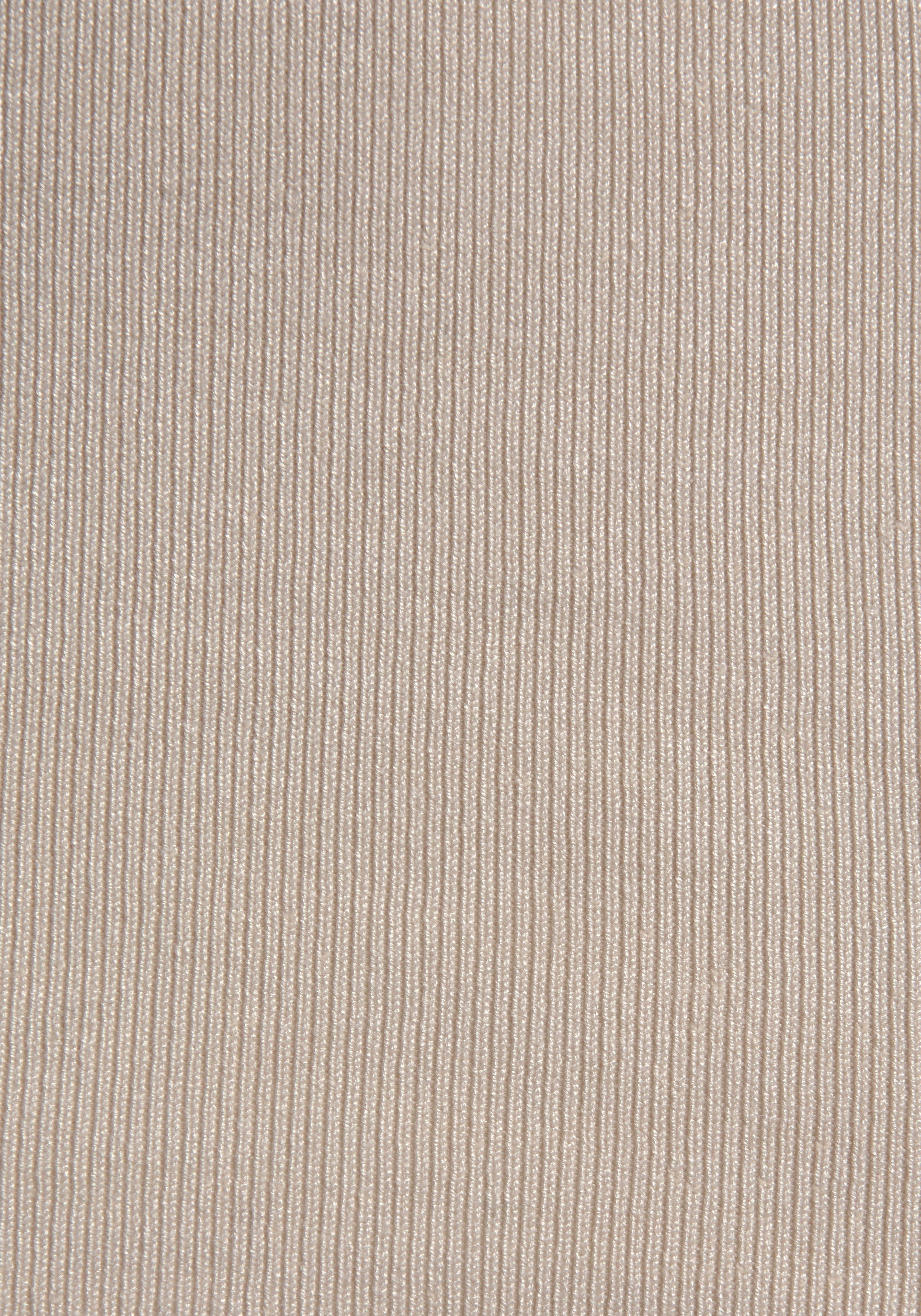 LASCANA 3/4 Arm-Pullover in leichter Strickqualität, figurbetonter Strickpullover, Basic