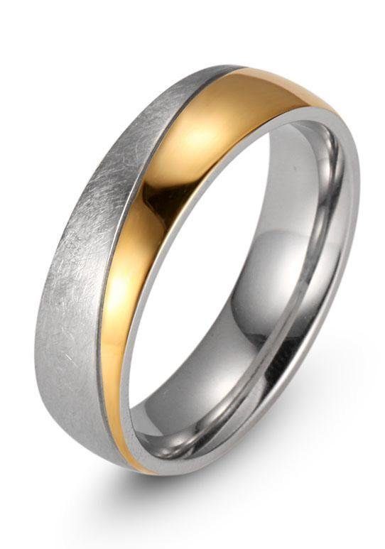 Firetti Trauring Schmuck Geschenk "LIEBE" mit Vertiefung, ca. 7,0mm breit