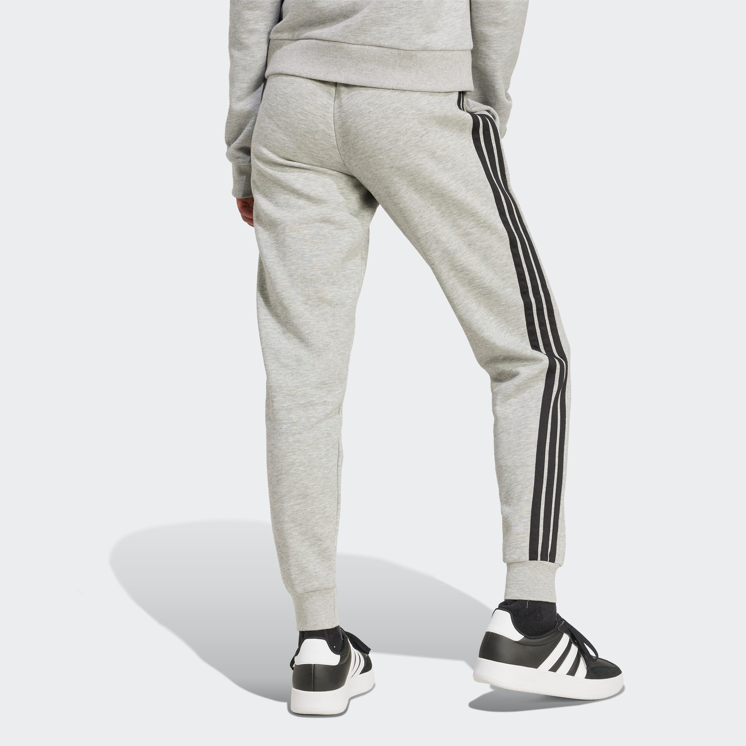 adidas Sportswear Sporthose W 3S FL SL PT schmal geschnitten, für vielseitige Aktivitäten, aus Baumwollmix