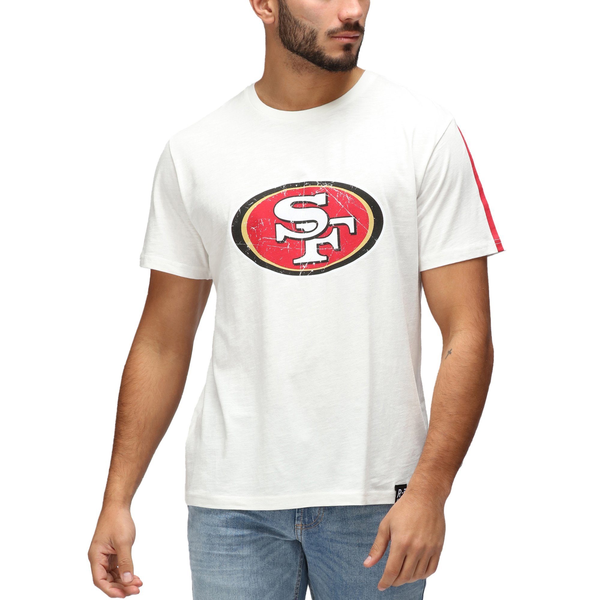 Recovered Print-Shirt Re:Covered NFL San Francisco 49ers ecru