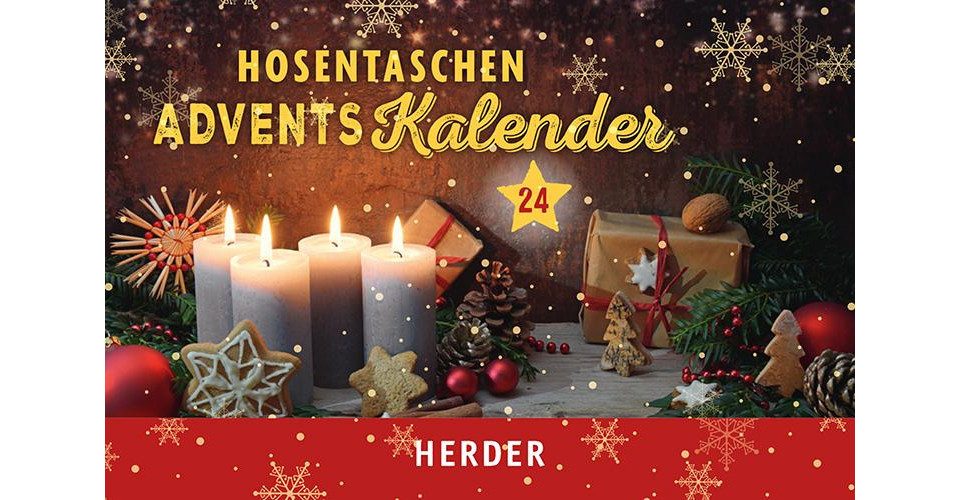 HERDER Verlag Adventskalender Hosentaschenadventskalender 2024
