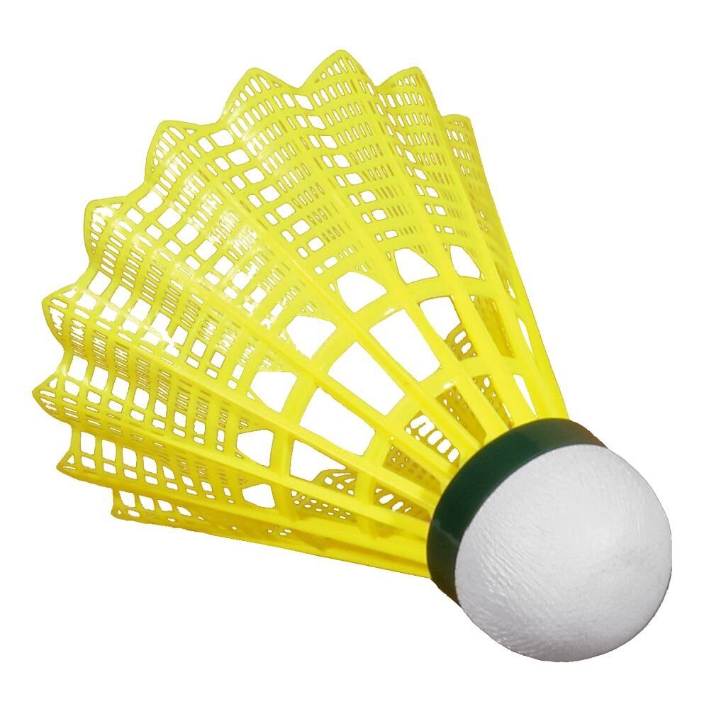 VICTOR Badmintonball Badminton-Bälle Shuttle 2000, Hervorragende Haltbarkeit Gelb, Grün, Langsam | Federbälle