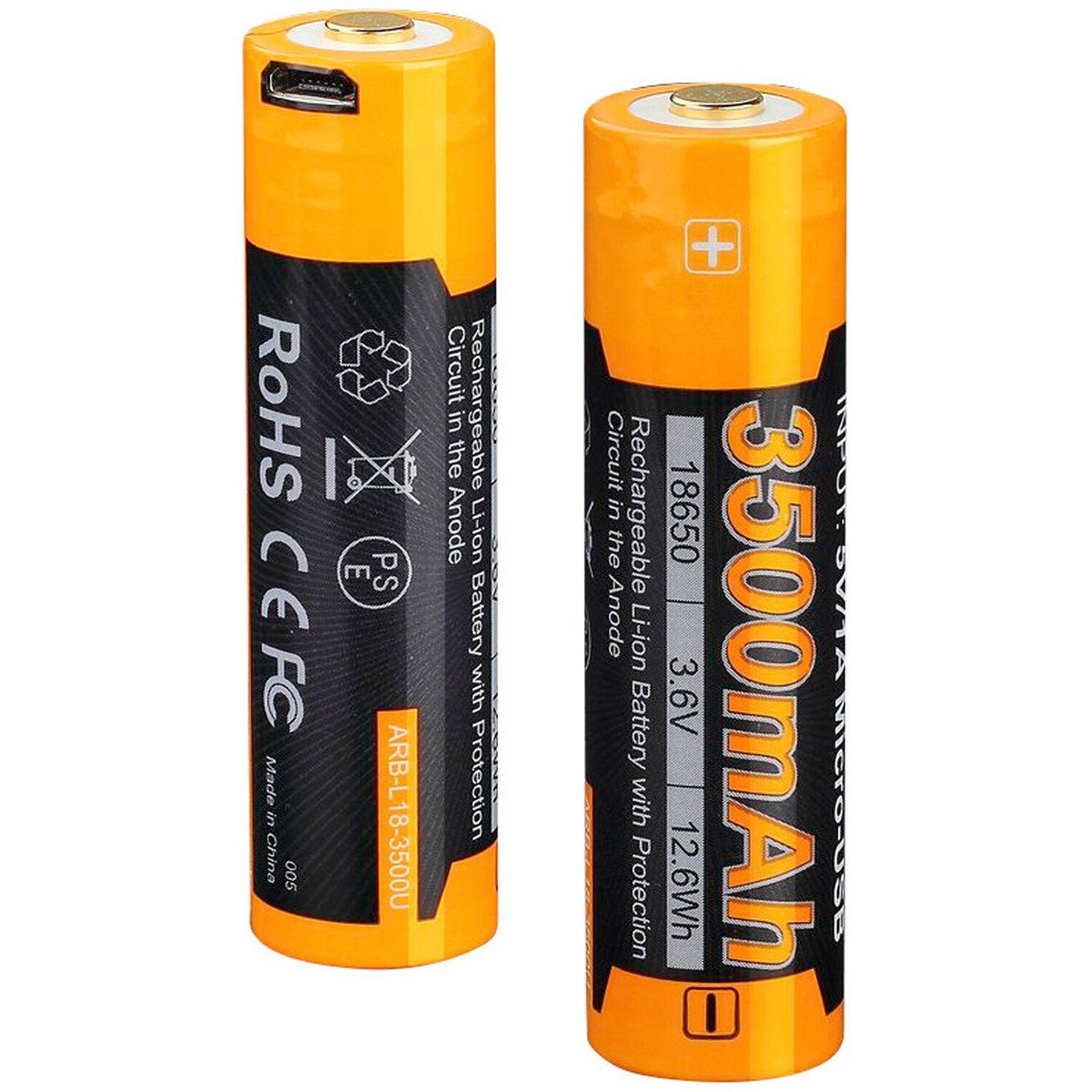 Fenix Akku ARB-L18 3500mAh – 18650 USB Akku