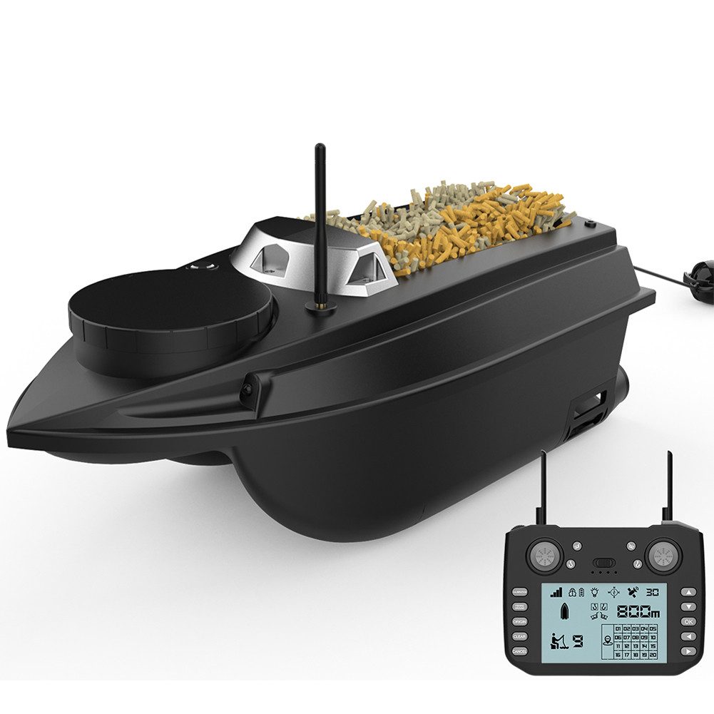 GARRYFIZH RC-Boot GPS Futterboot Köderboot 3kg Zuladung, 800m Reichweite