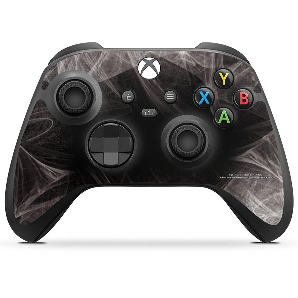 DeinDesign Konsolen-Cover ACDC Logo Fanartikel ACDC White Dust, Microsoft Xbox Series X Controller Skin Aufkleber Sticker Folie