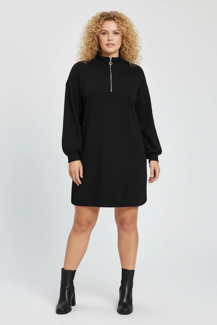 Shape of You Minikleid Weiches Midi-Kleid