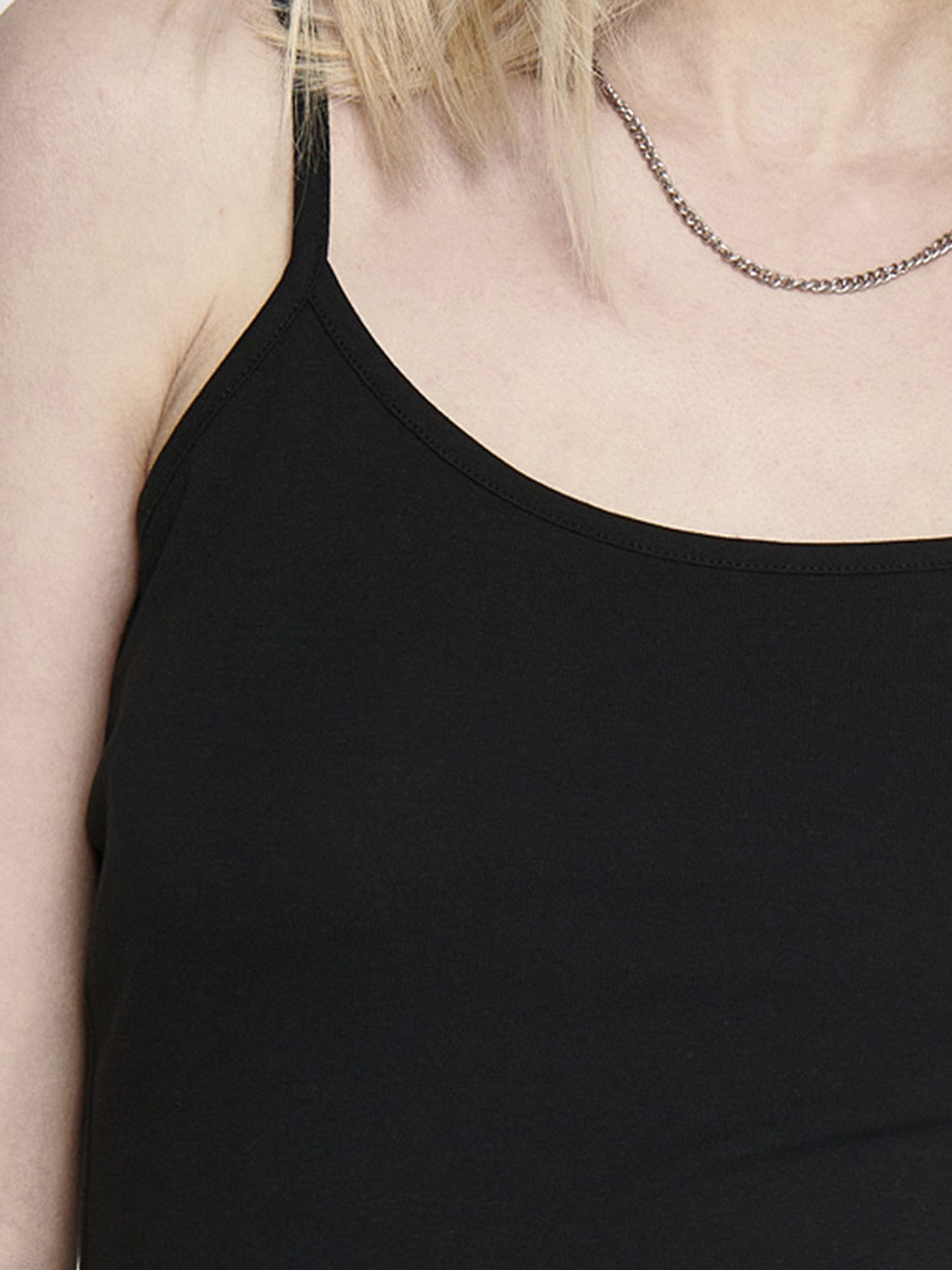 ONLY Tanktop Life Singlet (3-tlg) Figur betont, elastische Baumwollqualität